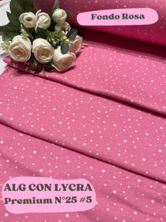 ALG ESTAMPADO PREMIUM N°25 #5 ROSA - comprar online