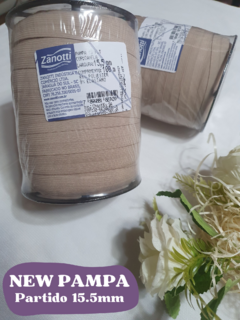 ELASTICO PARTIDO NEW PAMPA CANELA 15.5MM POR METRO