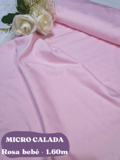 MICRO CON LYCRA CALADA - ROSA BEBÉ