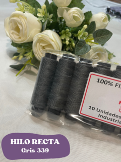 HILO RECTA 100 METROS - GRIS 339 - comprar online