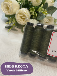 HILO RECTA 100 METROS - VERDE MILITAR - comprar online
