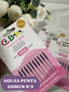 AGUJA PUNTA COMÚN N°9 - comprar online