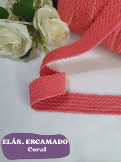 ELÁSTICO ESCAMADO CORAL