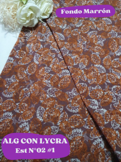 ALG ESTAMPADO N°02 #1 MARRÓN