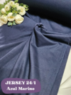 JERSEY PEINADO 24/1 AZUL MARINO
