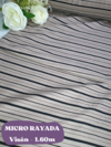 MICRO CON LYCRA RAYADA - VISÓN