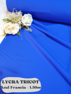 LYCRA TRICOT AZUL FRANCIA