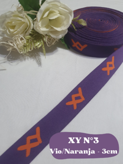 ELÁSTICO CINTURA 3CM DE ANCHO - XY N°3 VIOLETA