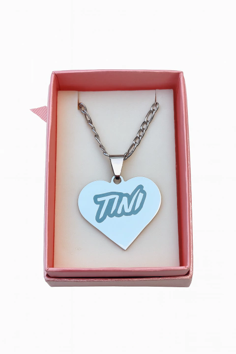 Collar Dije TINI Grabado Laser Acero Quirúrgico - comprar online