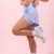 Short Duplo Cady Dry Azul Candy na internet