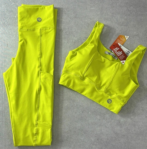 Conjunto calça Bella com bolso lateral