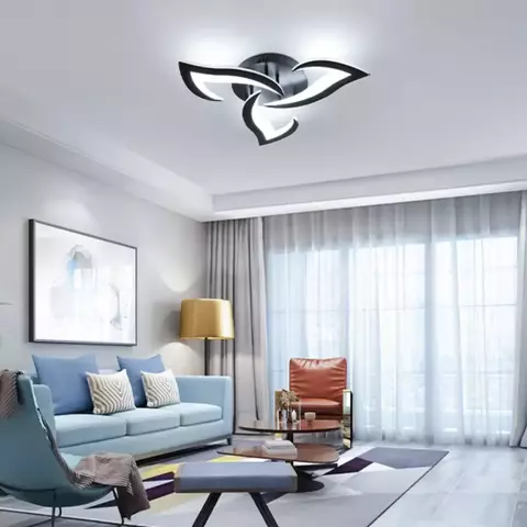 Luminária de Teto com 3 Pétalas em Led 24w