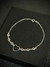 Pulseira Feminina de Prata Italiana 925 - Com Pedras de Zircônia