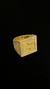 Anel banhado a Ouro 18k - Cravejado Salmo 91