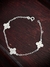 PULSEIRA TREVO EM RELEVO - DE PRATA ITALIANA 925