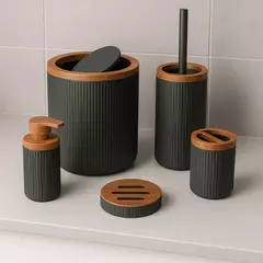 Juego De Baño 5 Piezas Ratan