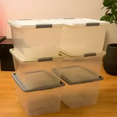 Caja Organizadora Starbox 30 litros con Tapa y Traba Pack x6 - comprar online