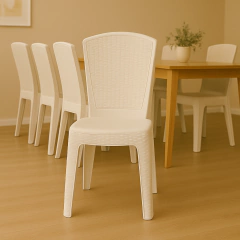 Silla Ratan Apilable Reforzada Pack X24 Unidades - comprar online