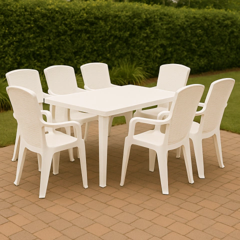 Sillon Plastico Reforzado Ratan Pack X12 Unidades - comprar online