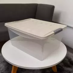 Caja Organizadora Starbox 30 litros con Tapa y Traba Pack x6 - Ratán Home