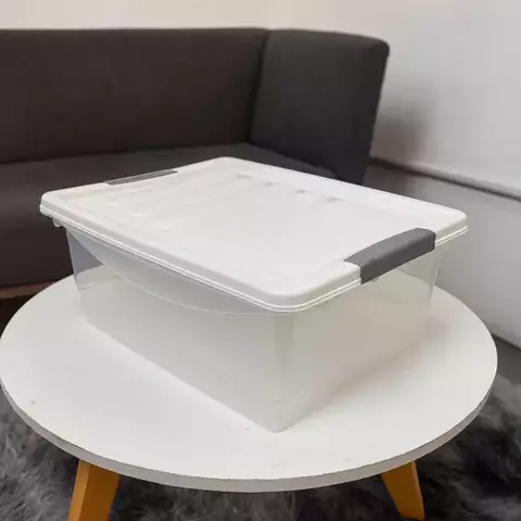 Caja Organizadora 12Lts con Tapa y Traba Star - comprar online