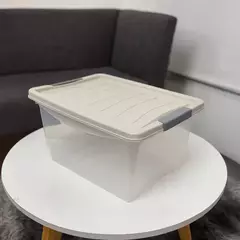 Caja Organizadora 10Lts con Tapa y Traba Star - comprar online