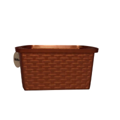 Pack X3 Canastos Organizadores Ratan 5lts - Ratán Home