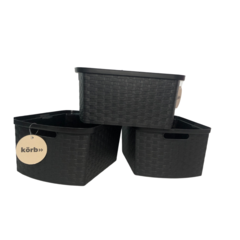 Pack X3 Canastos Organizadores Ratan 5lts en internet