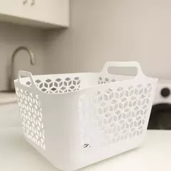 Cesto Canasto Ropa Organizador Con Asas Plastico 30 Lts Uz - comprar online