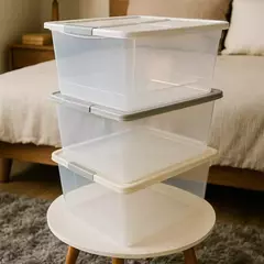 Caja Organizadora Starbox 23,5 litros con Tapa y Traba Pack X3 - comprar online