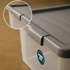 Caja Organizadora 18Lts con Tapa y Traba Star - tienda online