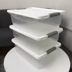Pack x3 Caja Organizadora 12Lts con Tapa y Traba Star - comprar online