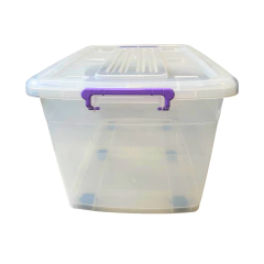 Caja 70 Lts Con Trabas TRANSLUCIDA en internet