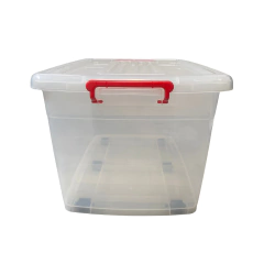 Caja 70 Lts Con Trabas TRANSLUCIDA - tienda online