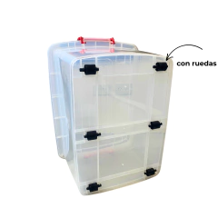 Caja 70 Lts Con Trabas TRANSLUCIDA - comprar online
