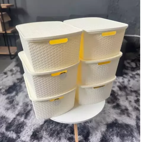 Caja Simil Ratan Premium Zen 25Lts Pack X6 Unidades