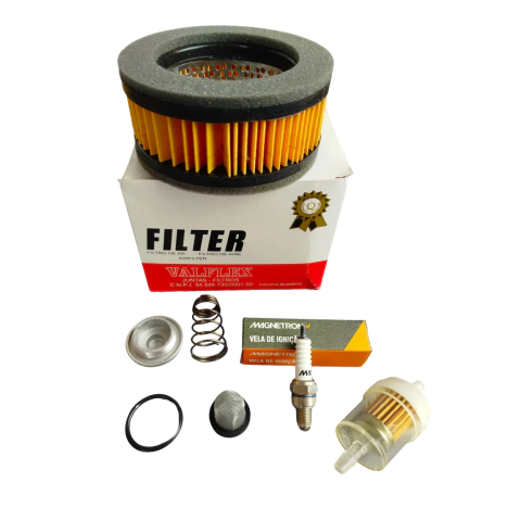 Kit Filtros Vela E Kit Bujão De Óleo Para Sundown Future 125