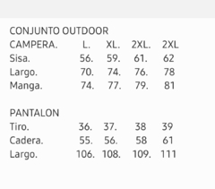 Conjunto Outdoor - comprar online