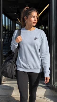Buzo Nike Básico gris