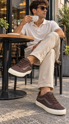 Botitas Vans Chocolate en internet