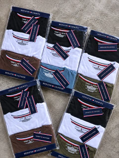 Pack *3 -hombre- Remera Manga corta Tommy Hilfiger en internet