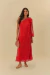 VESTIDO FARM GUIPURE COQUEIRO - loja online