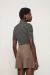 SHORTS SAIA ANIMALE JEANS COM BOTOES - Le Gardin