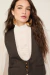 COLETE ANIMALE MARROM DRIES - comprar online