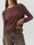 BLUSA SHOULDER TRICOT BASICA GOLA REDONDA - comprar online