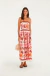 VESTIDO FARM LASTEX LENCO FLORALINE E