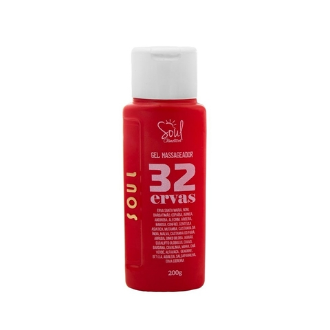 GEL MASSAGEADOR 32 ERVAS SOUL 200G