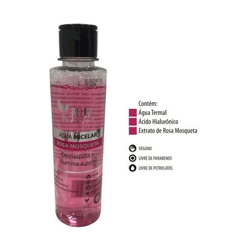 AGUA MICELAR ROSA MOSQUETA BELLO CHARME 200ML