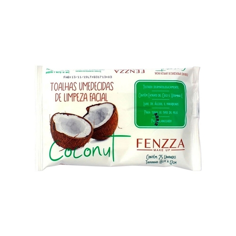 TOALHAS UMEDECIDAS COCONUT FENZZA