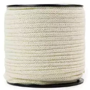 Cordao de Algodao 4mm Cru - macrame, artesanato, escolar, rede de dormir - 500 gramas